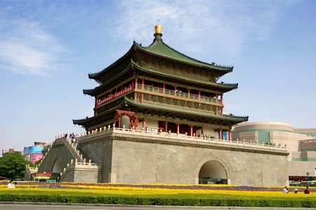 flight by transferring from Xi`an